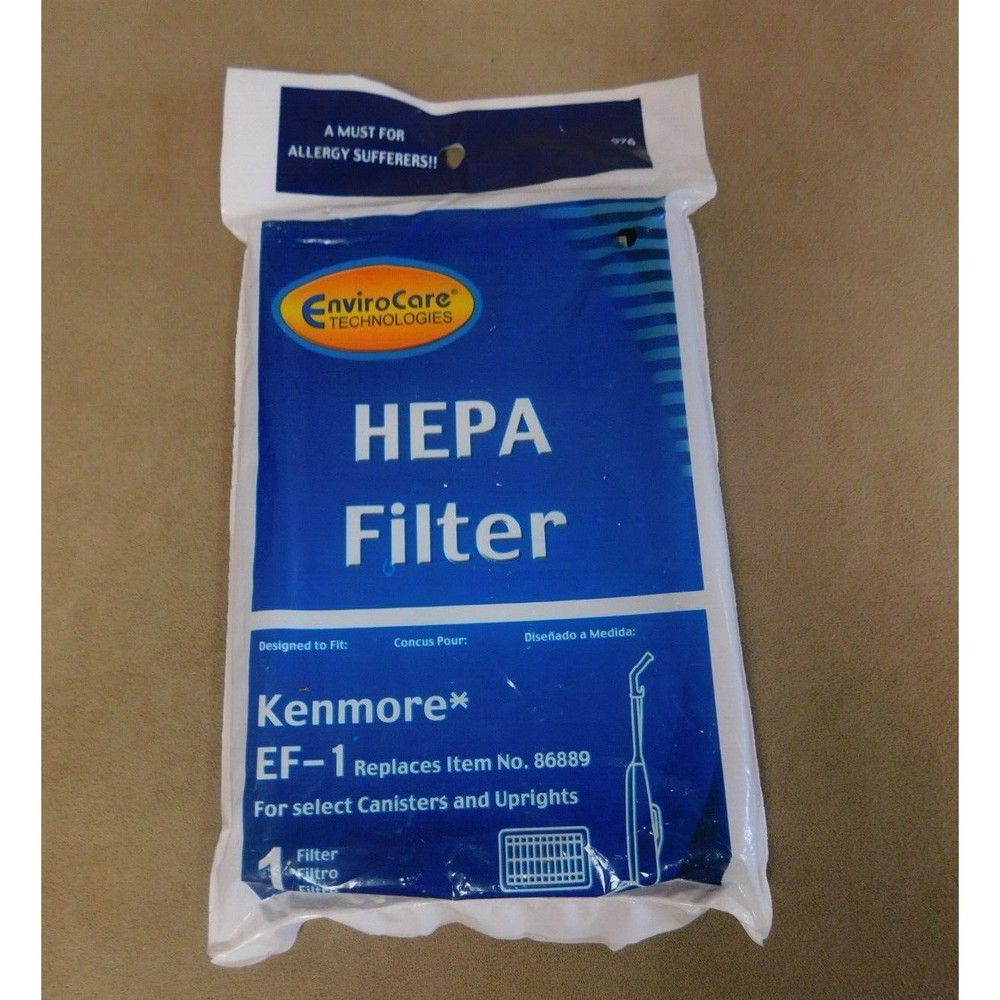 EnviroCare HEPA Filter for Kenmore EF-1 -86889‎ Select Canisters & Uprights